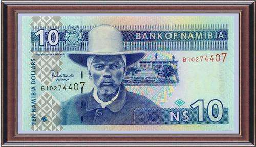 Banknotes A-Z  Namibia  NAM9  N$10  2002  Unc