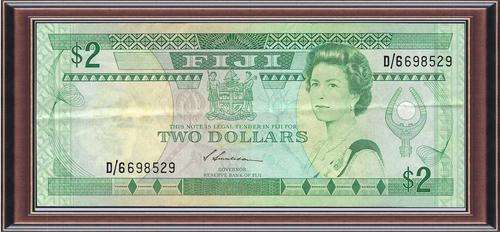 Banknotes A-Z  Fiji   P77a   1 Dollars    VF(+)