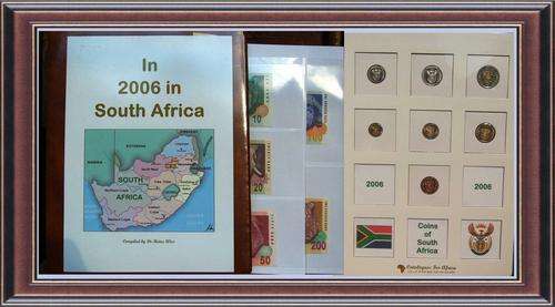 2006 proof set in Hartbeger flips and protective board in file with notes