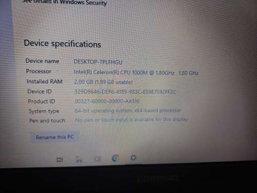 Laptop Compaq cq58