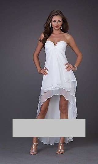 Alianta Designer Diamante White Evening Dress Size 6