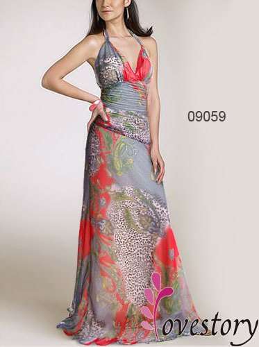 Eastern Spice Evening Dress