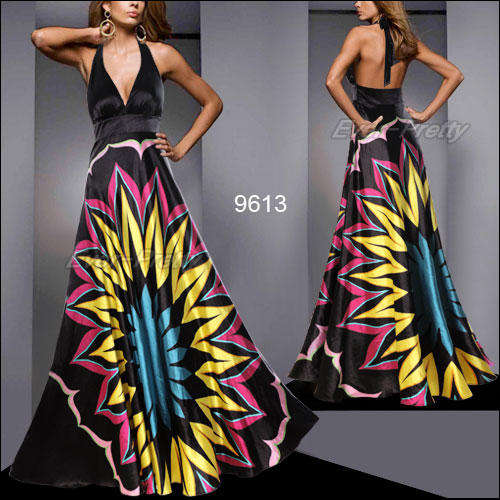 Extravaganza Colorado Satin Evening Dress