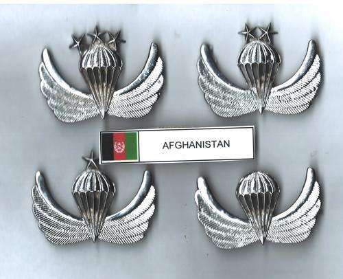 Afghanistan Para Wing Set - all pins intact