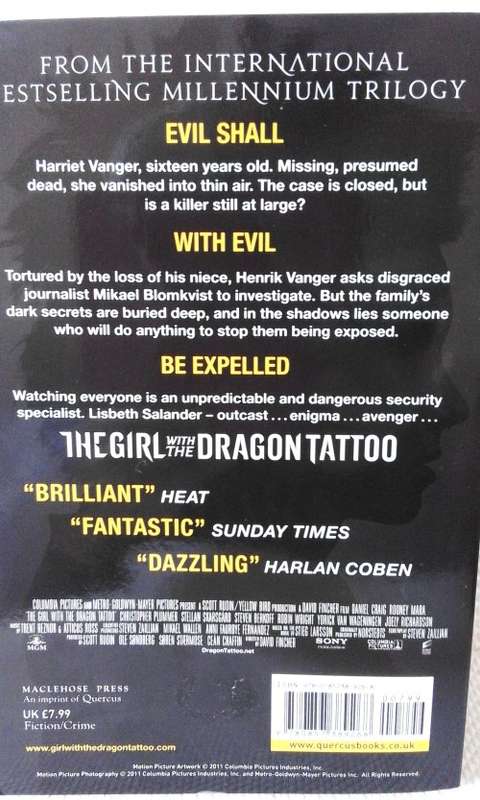 THE GIRL WITH THE DRAGON TATTOO BY STIEG LARSSON