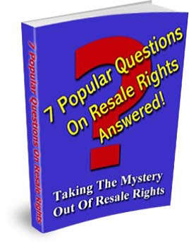 CASHING IN ON PLR RIGHTS - EBOOK