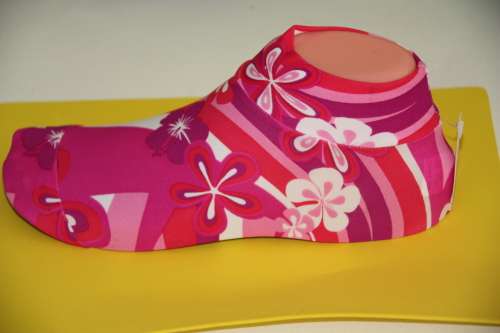 Kids Pattern Pink Aqua/Airline Socks/ Swim Sox (Size XS to L)
