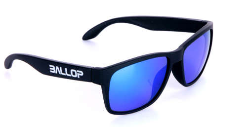 *In Stock* Ballop Blue Mirror, Black Framed PC Lens Sunglasses Imported- made in Korea