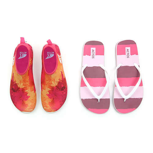 SALE Combo Deal! Actos Active | Fitness | Flexible | water shoes , beach shoes with flip flops
