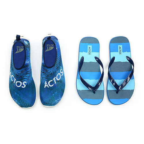 50% OFF Combo Deal! Actos Active |  | Flexible | water shoes , beach shoe with flip flops