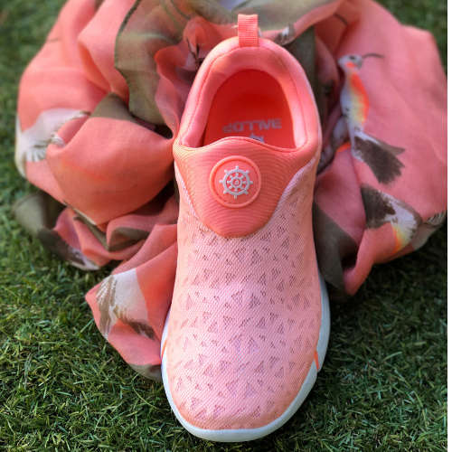 Ballop Walker Sneakers in Peach Pink Size SA8