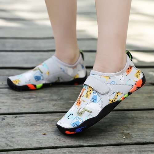 Animal Print Boys/Girls Aqua beach Shoes