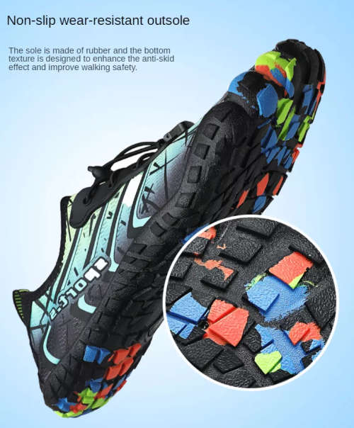 Gradient Moonlight Aqua / beach shoes Size 8