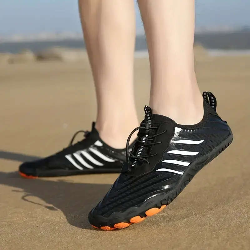 Lightweight barefoot feel Aqua Shoes  Black Lace Up Size 8