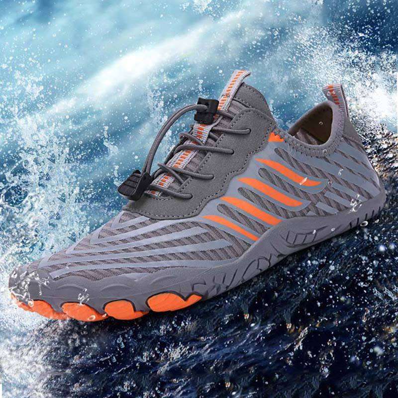 Lightweight barefoot feel Aqua Shoes Various sizes Grey Lace Up