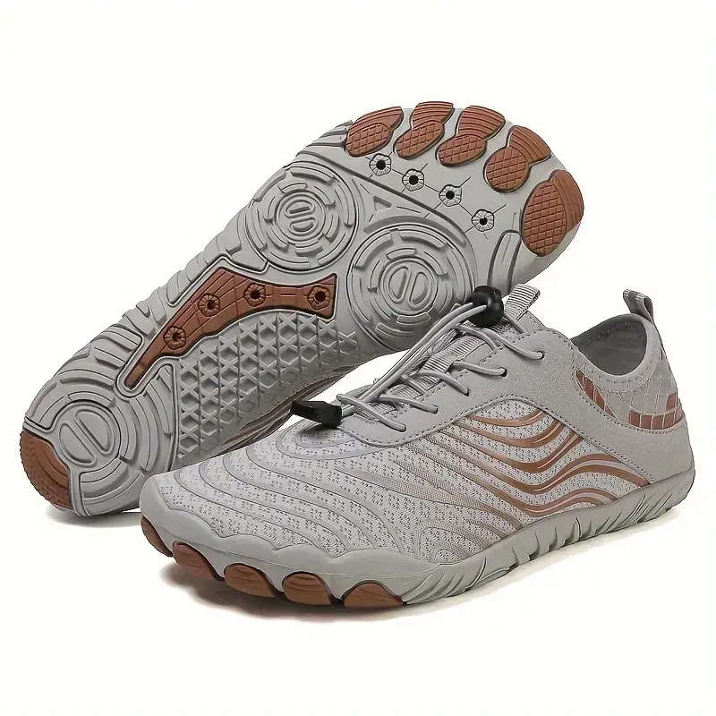 Bronze Wave Lightweight barefoot feel Aqua Shoes Lace Up Size 6