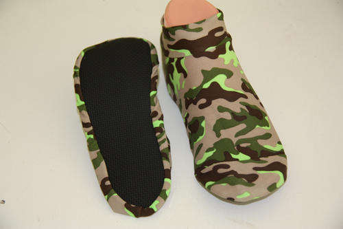 Kids Camo Pattern Aqua /Airline Socks/ Swim Sox /Beach Socks (Size  S)
