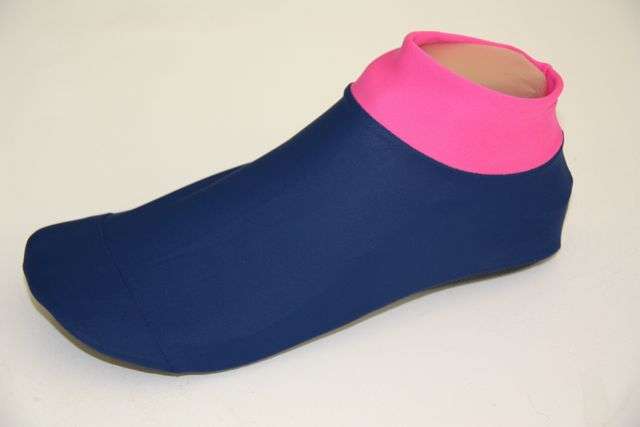 Pink and blue Aqua /Airline Socks/ Swim Sox /Beach Socks (Size  3xl) 7-8uk