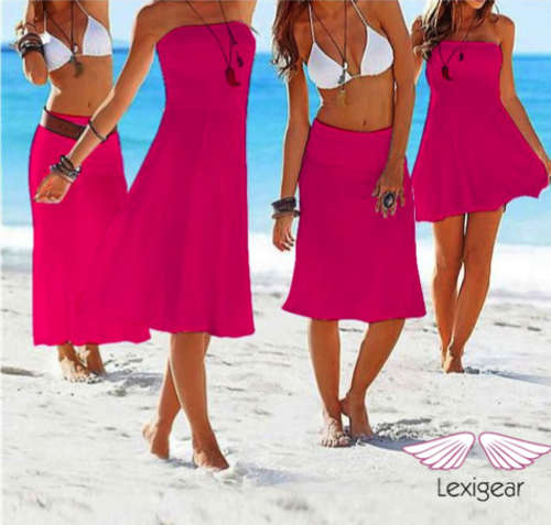 Rose Pink 4-way Dress size S/M (8-10)