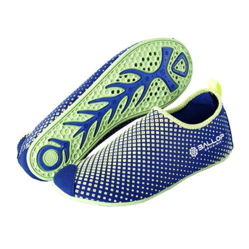 Unisex Ballop V1 Aqua water shoe Diamond Blue, Flexible Various Sizes available
