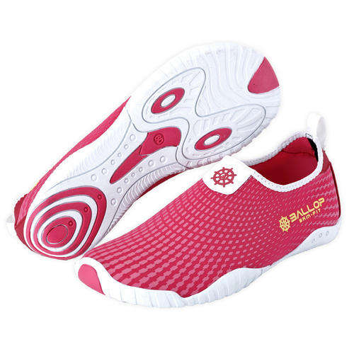 *2 Pairs on Auction*Red Hot PINK Unisex Ballop Shoe  Gym| Flexible | Pilates | Aqua | Size 5.5~6