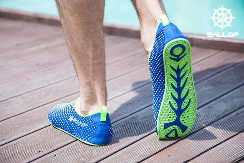 Unisex Ballop V1 Aqua water shoe Diamond Blue, Flexible Various Sizes available