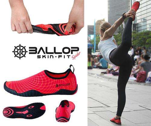 Peachy Red Unisex Ballop Skin Shoe  Gym | Flexible  | Aqua | Size 6.5~7 inner sole 255mm