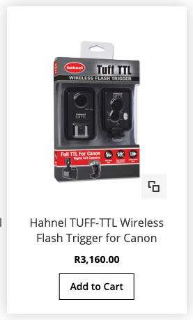 Hahnel TUFF-TTL Wireless Flash Triggers (Canon)