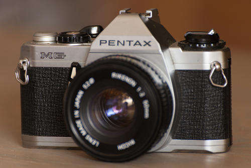 Pentax MG + 50mm f/2 + Pentax Flash