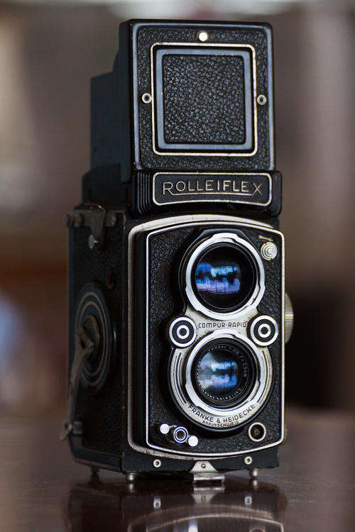 Original ROLLEIFLEX Compur-Rapid Medium Format TLR