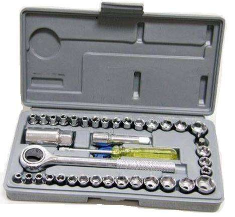 Brand New 40 Piece Combination Socket Wrench Set!!