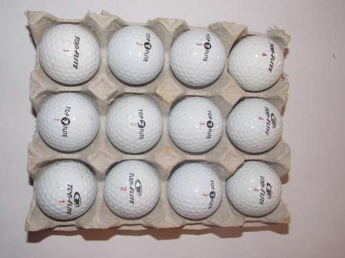 12  Top Flite Golf Balls