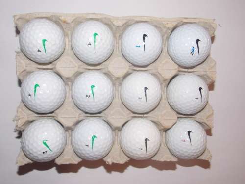 12  Nike Assorted Golf Balls