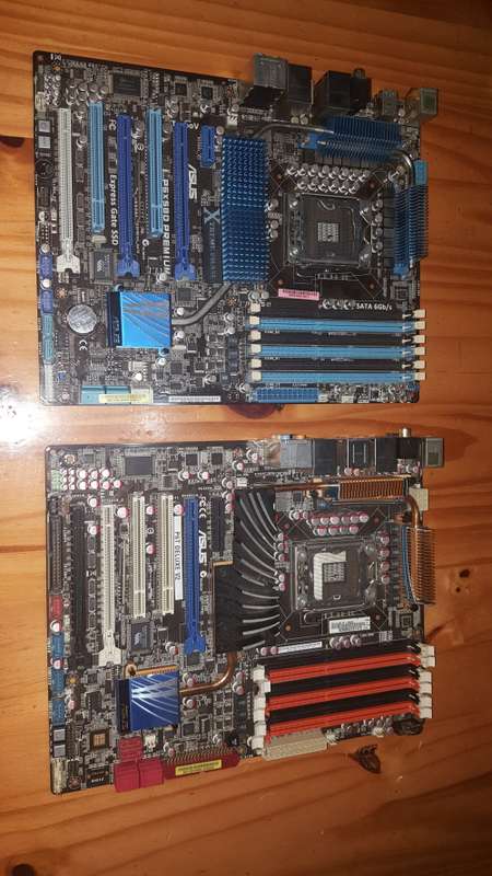 2 X  GAMING ASUS MOTHERBOARDS (UNTESTED)