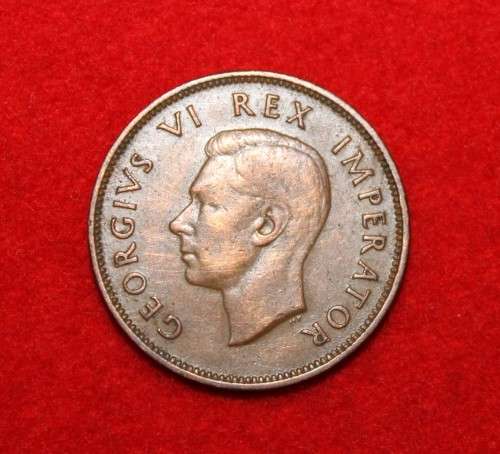 1944 1/2 Penny. Union of South Africa