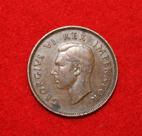 1945 1/2 Penny. Union of South Africa
