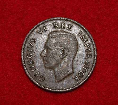 1943 1 Penny. Union of South Africa