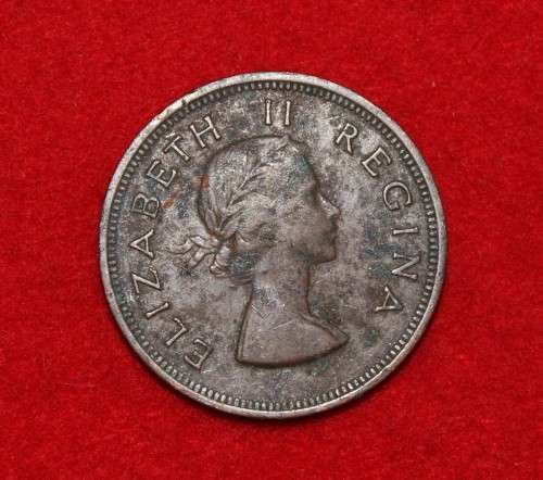 1956 1 Penny. Union of South Africa. Filler coin