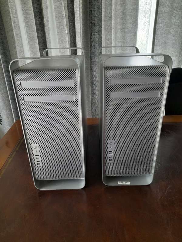 Mac Pro (Ram: 8gb +/- (include 4 extra ram modules free) CPU: 3.0QX XEON, GPU: ATI RADEON X1900 XT)