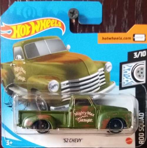 Hotwheels: `52 Chevy Pickup Truck