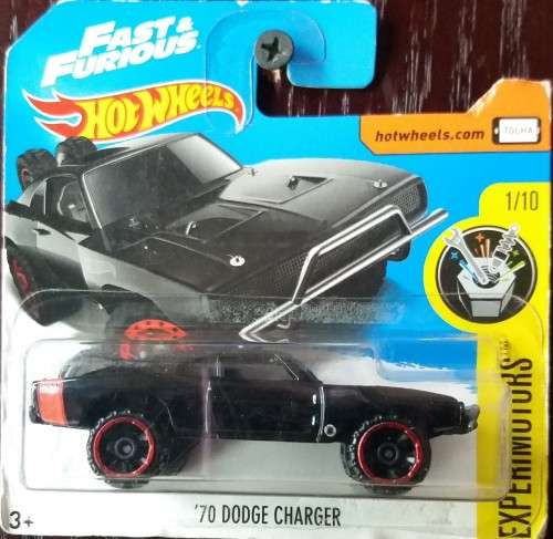 Hotwheels: Fast and Furious `70 Dodge Charger (2017 Experimotors)