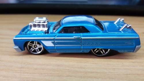 Hotwheels: `64 Chevy Impala Blue