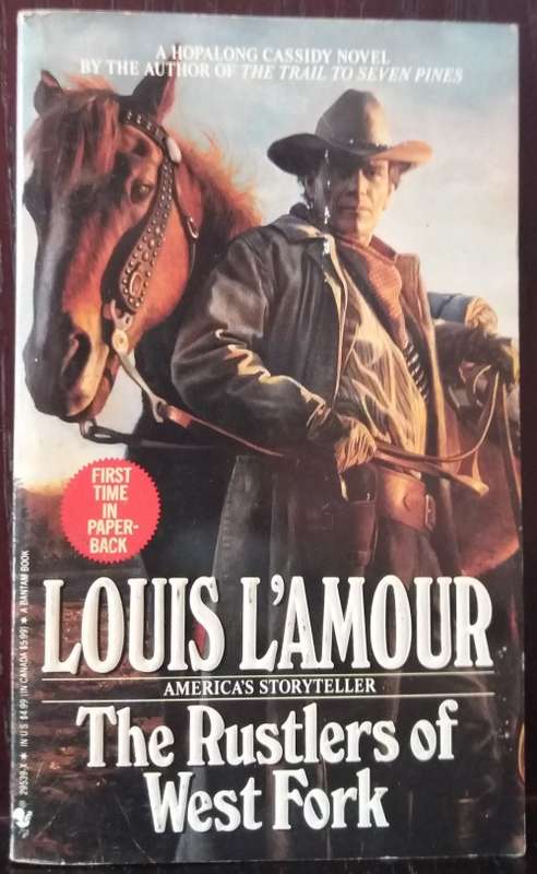 Books: The Rustlers of West Fork - by Louis L`Amour - Bantam Books