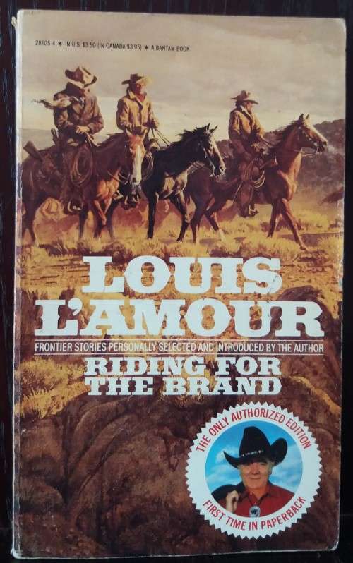 Books: Riding for the Brand - by Louis L`Amour - Bantam Books