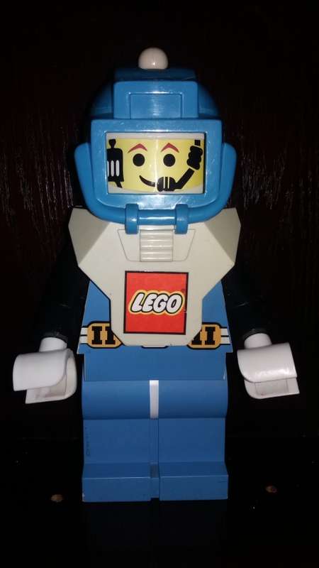 Lego: Lego Aquazone Shampoo / Bath Shower Bottle (Empty) 1997 Aquanauts Figurine 22cm