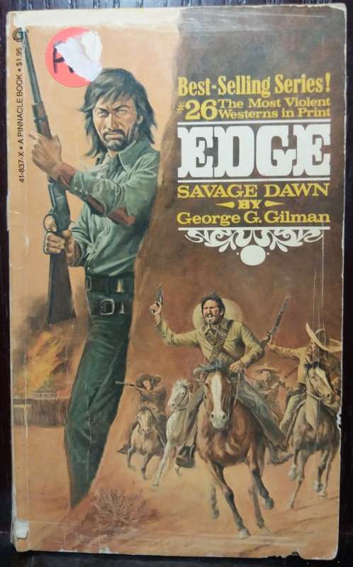 Books: Western: Savage Dawn #26 (Edge) - George G. Gilman (Pinnacle Books, 1991)