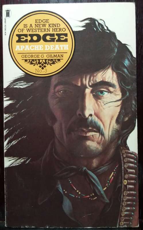 Books: Western: Edge Apache Death - George G. Gilman (New English Library, 1975)