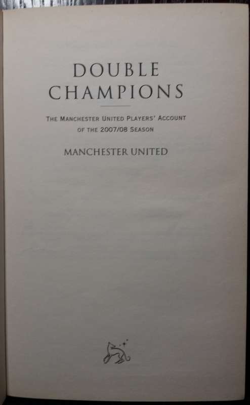 Double Champions - Manchester United (Hardcover)