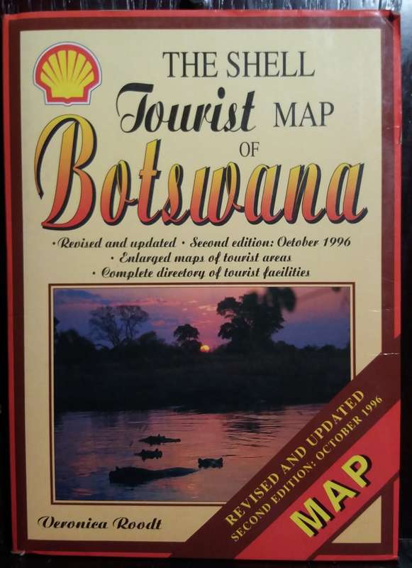 The Shell Tourist Map of Botswana (Guide and Map) - Veronica Roodt (Scale 1:400 000)