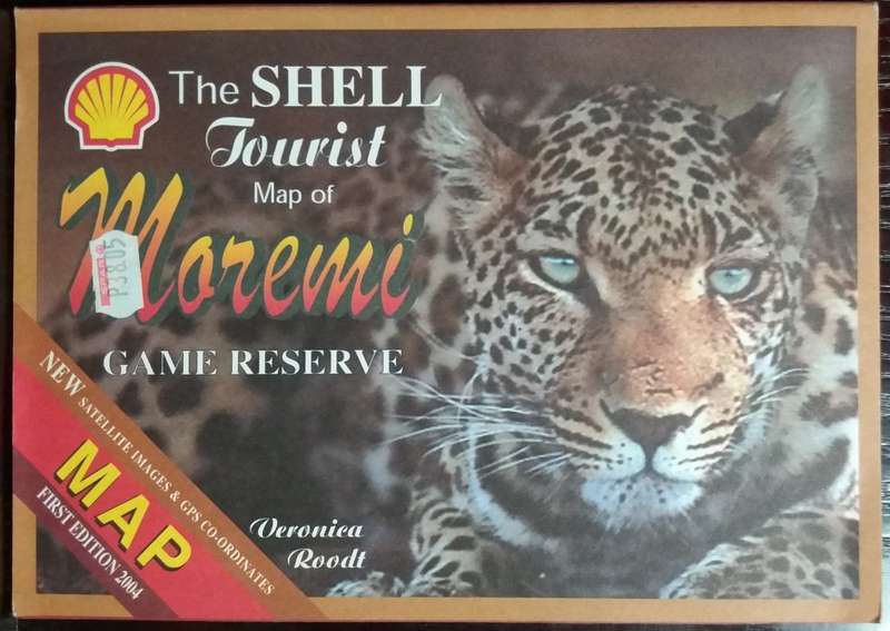 The Shell Tourist Map of Moremi Game Reseve (2004) - Veronica Roodt (Scale 1:200 000)